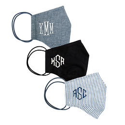 Monogrammed Face Mask