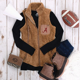 alabama sherpa vest