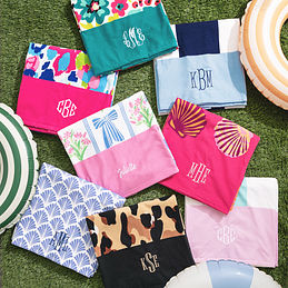 Monogrammed Beach Towel