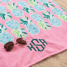 Oversized Beach Towel. – The Monogram Shoppe