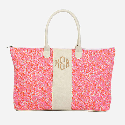 Image of Monogrammed Spotted Weekender