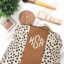 Monogrammed Leopard Bible Carrying Case - Marleylilly
