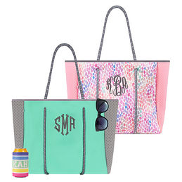 monogram neoprene bag