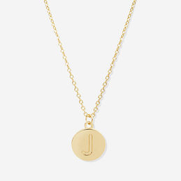 Men's Stamped Greek Initial Disc deals Necklace