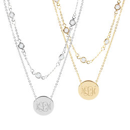 Monogrammed Dainty Necklace
