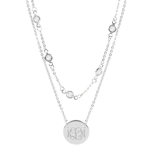 Monogrammed Dainty Necklace