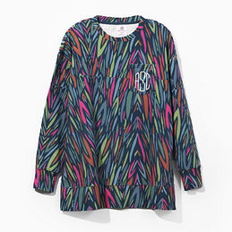 Monogrammed Everyday Sweatshirt in Navy Safari