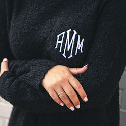 Outfit, Monogram Sweater Dress - SHOP DANDY