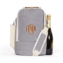 monogram insulated wine bag