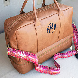 Monogrammed Build Your Bag Straps, Custom Bags