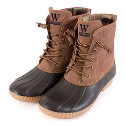 Wofford Terriers Duck Boots in Brown