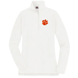Clemson Tigers Pullover Sweatshirt in White