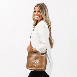 Monogrammed Saddlebag