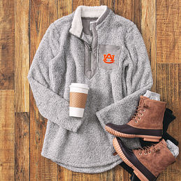 auburn sherpa pullover