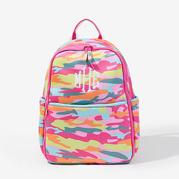 Monogrammed Neoprene Backpack in Multi Camo