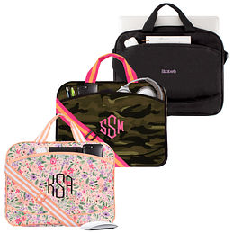 Monogrammed Laptop Bag