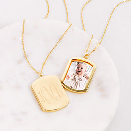 Personalized Lock Necklace from Marleylilly