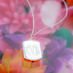 Personalized Lock Necklace from Marleylilly