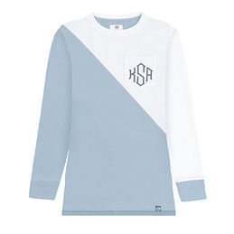 Monogrammed Colorblock Sweatshirt