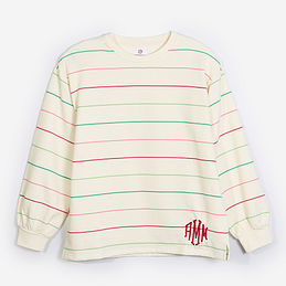 Monogram Sweatshirt Monogrammed Sweater Personalised Gift 