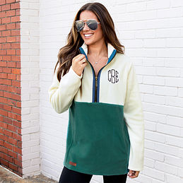 Marleylilly Monogrammed Pullover Windbreaker