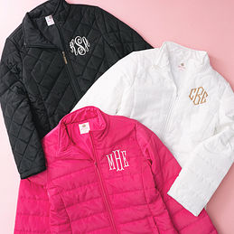 Monogrammed Puffer Jacket