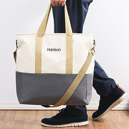 Harrison Large Leather Tote Bag