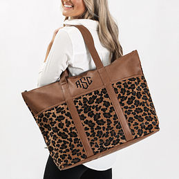 Leopard Print Victoria's Secret Shoulder bag, Women's Fashion