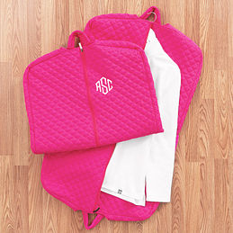 Personalized Diamond Quilted Garment Bag