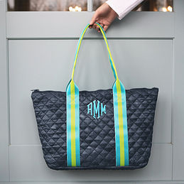 Personalized Puffer Tote Bag