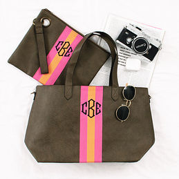 Monogrammed Tote Bags, Purses and Bags - Marleylilly