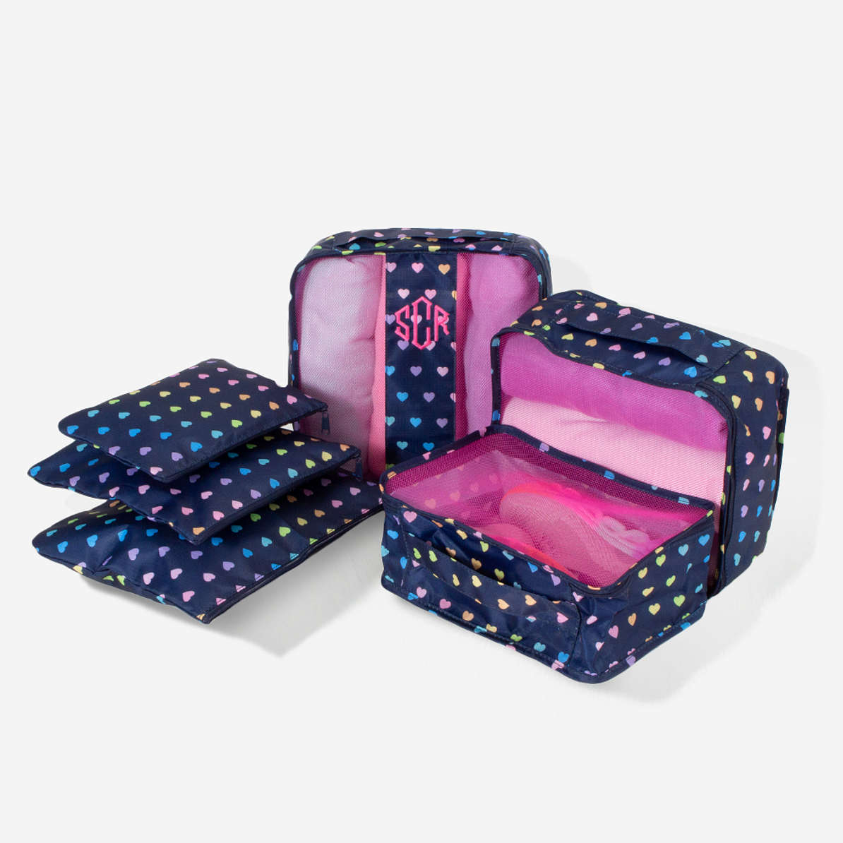 Marleylilly Kids Personalized Packing Bags Set of 6