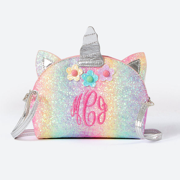 Girls Glitter Sequin Rainbow Unicorn Crossbody Bag Coin - Temu