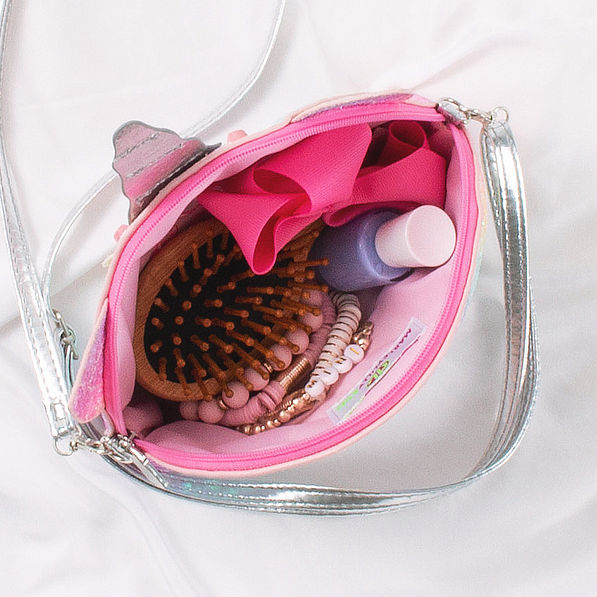 inside monogrammed unicorn crossbody