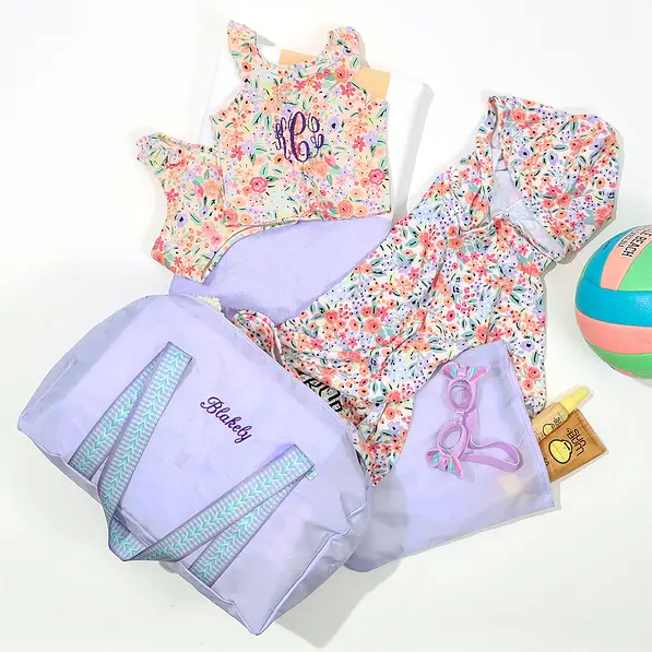 Monogrammed Kids Activity Bag