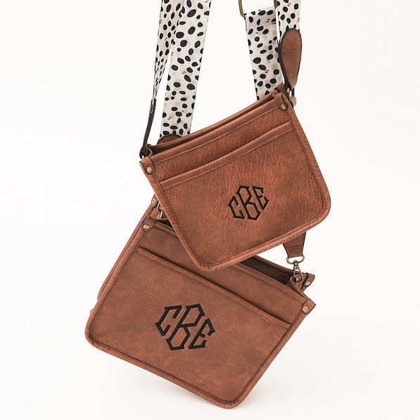 mom and me white leopard saddlebags