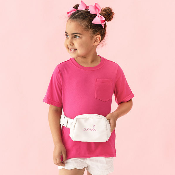 Monogrammed Kids Belt Bag