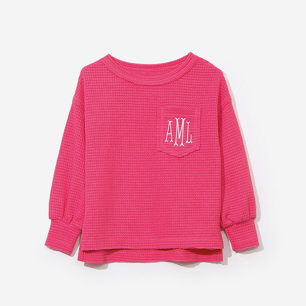 【KOOLOSET】Love Lettering Waffle Tee Waffle Lounge Tee — Comfrt
