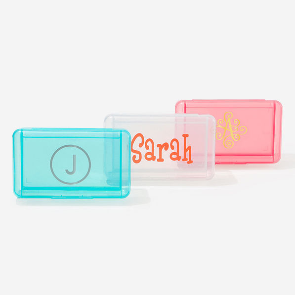 Monogrammed Pencil Box