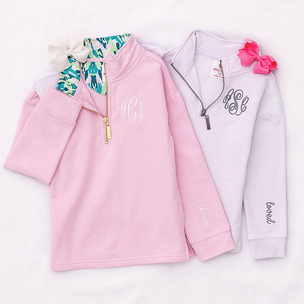 Monogrammed Kids Faith Pullover