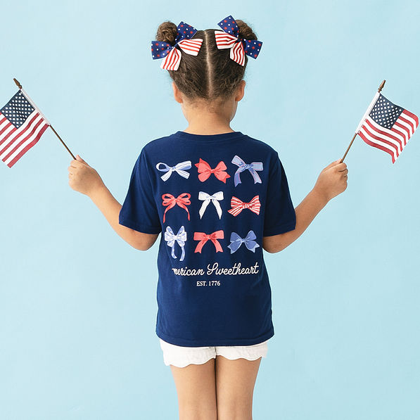 Monogrammed Kids America T-Shirt