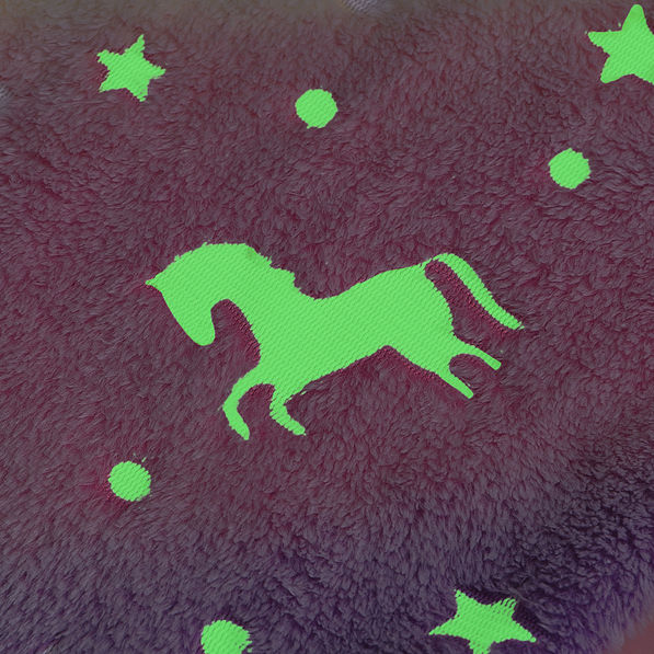 mermaid rainbow glow in the dark tail detail shot