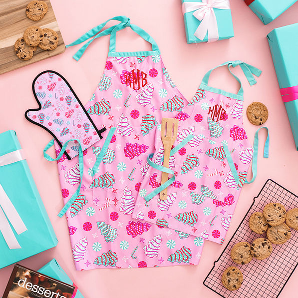 mom and me personalized fun and frosted aprons