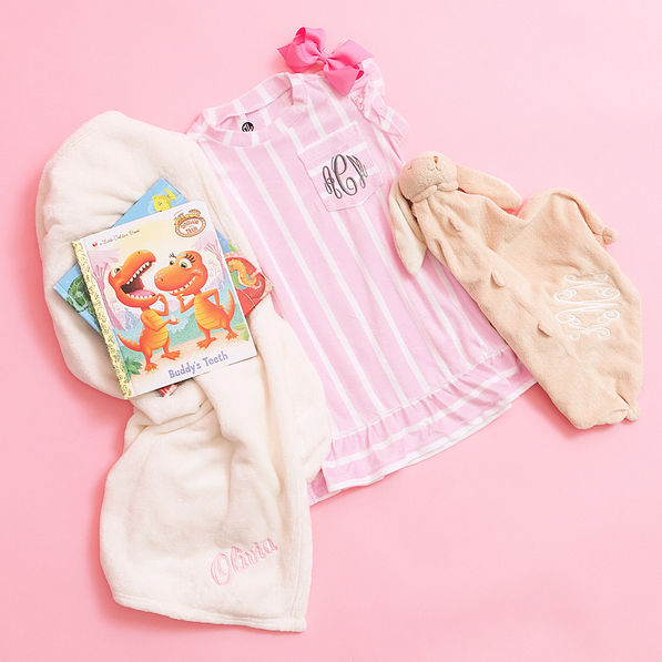 Monogrammed Baby Blanket