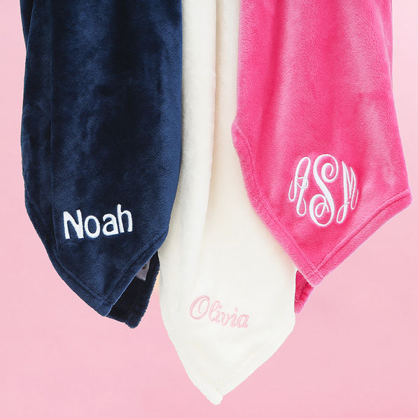 Monogrammed Baby Blanket