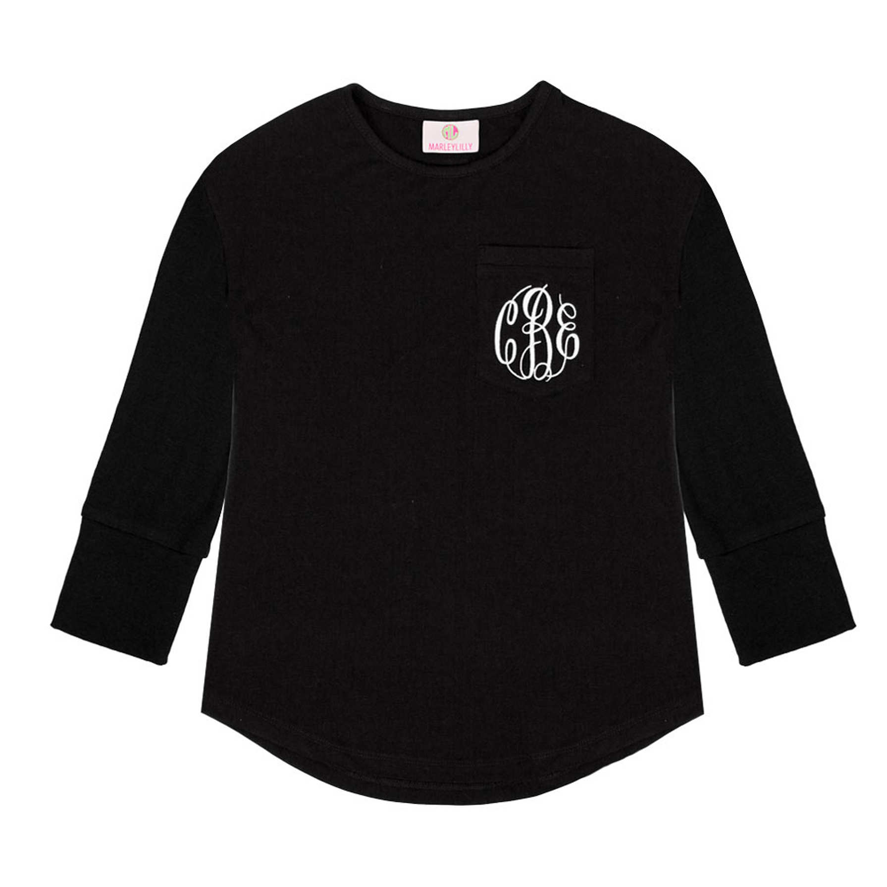 Personalized Girls Long Sleeve Shirt