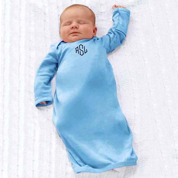 baby boy in newborn outfit