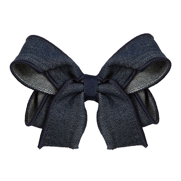 Girl's Denim Hair Bow