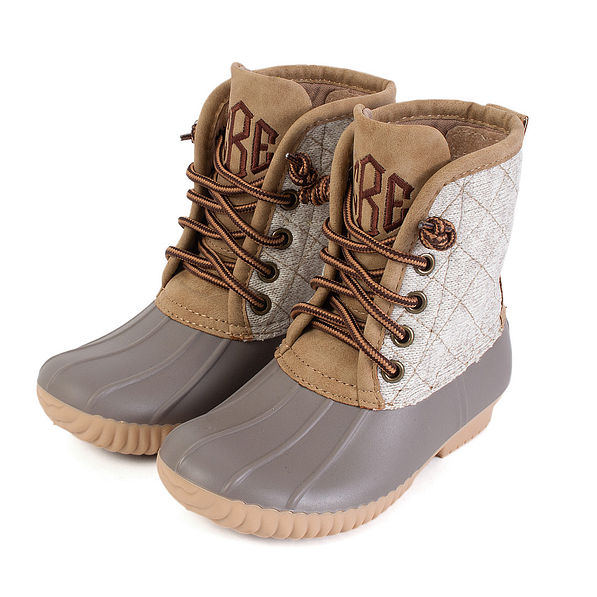 Monogrammed Toddler Duck Boots - Marleylilly Kids