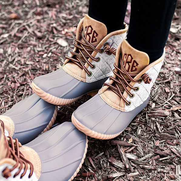 girly duck boots